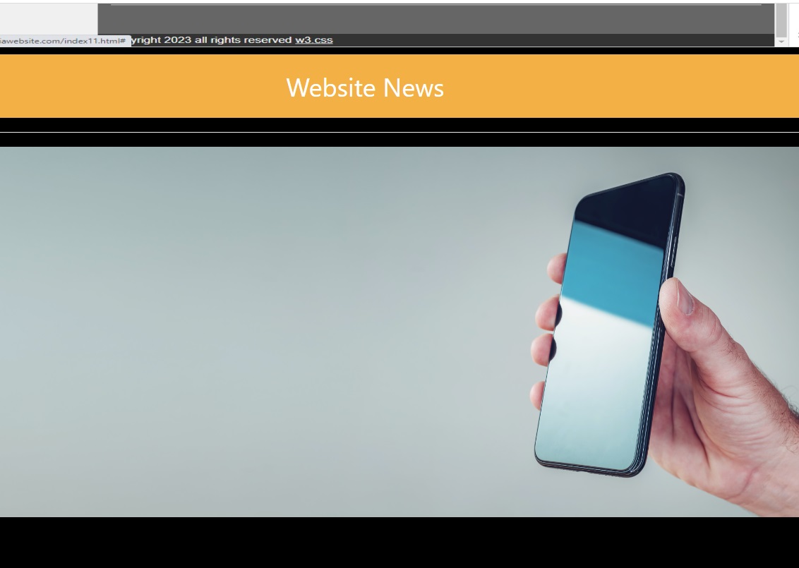 image of cell phone in ad