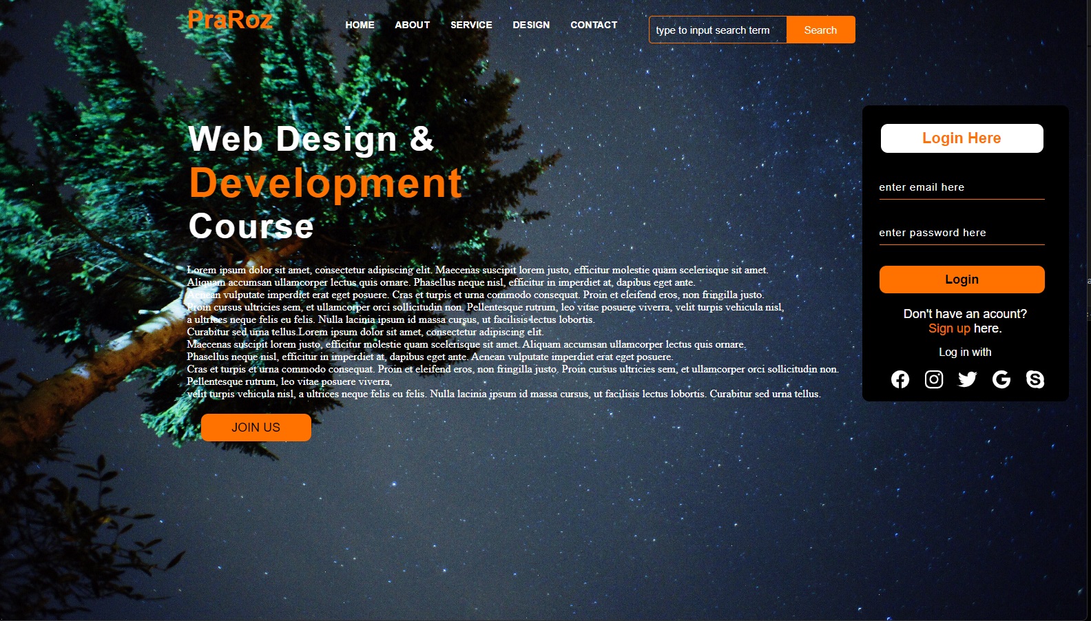 portfolio page picture