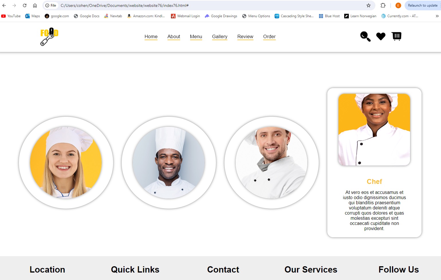 portfolio page picture